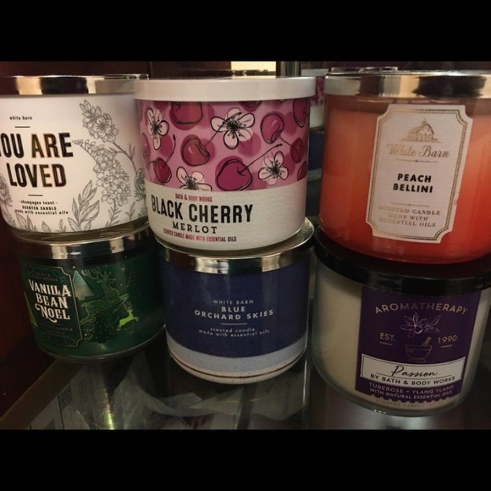 3 wick candles
